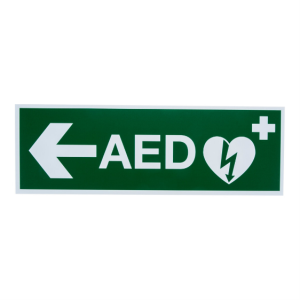 Sticker AED Pijl Links - 30x10cm - Vinyl